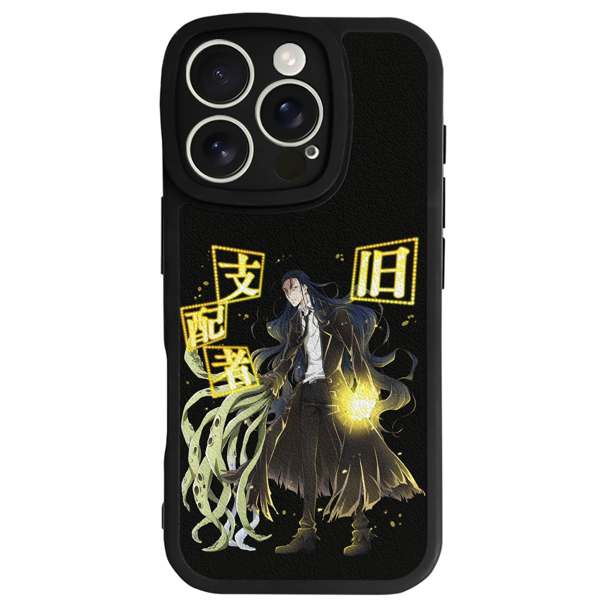 （画像用） 文豪ストレイドッグス Bungo Stray Dogs 【iPhone 16シリーズ対応】シリコンスマホケース（レザー調） 材質：シリコン